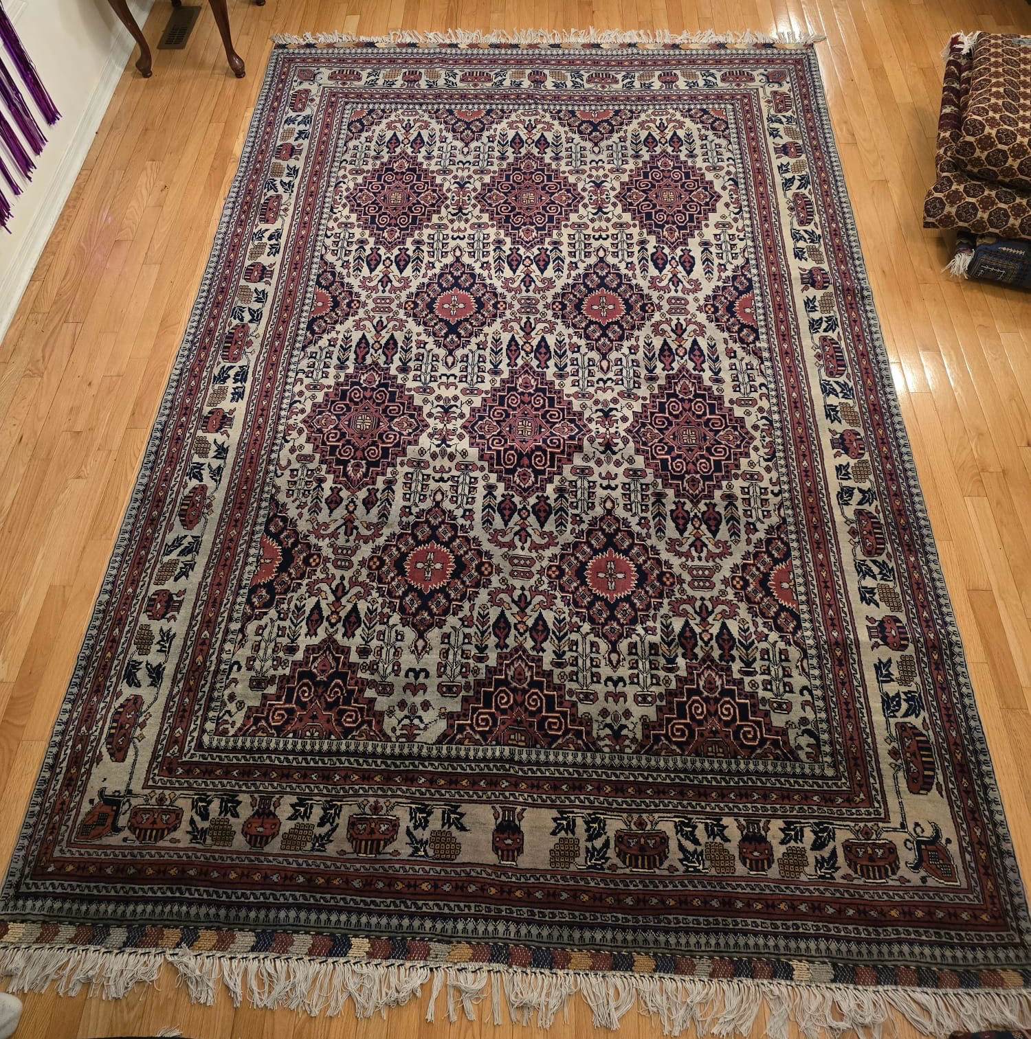 Authentic Handcrafted Afghan Carpet