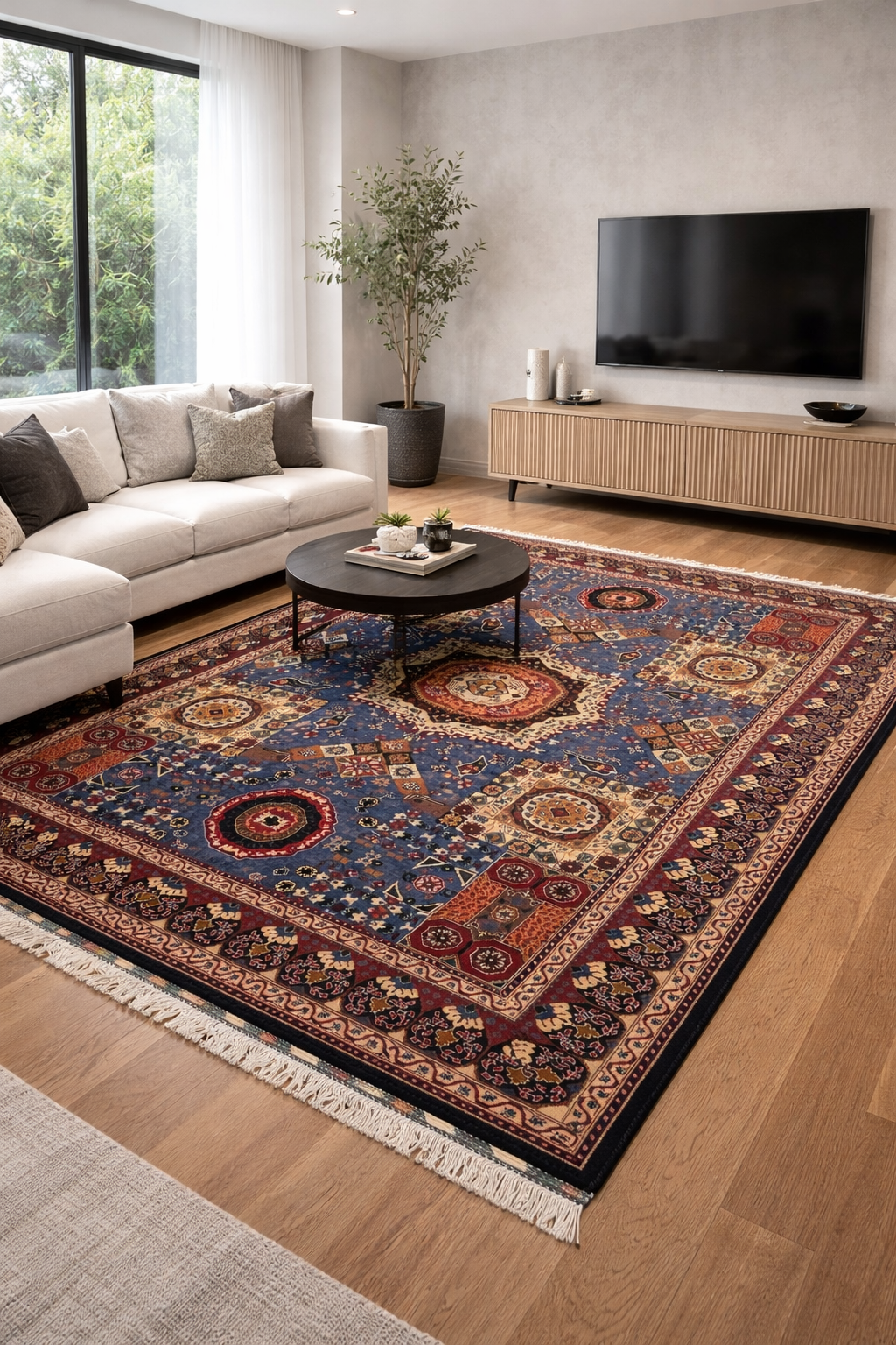 Authentic Handcrafted Afghan Carpet