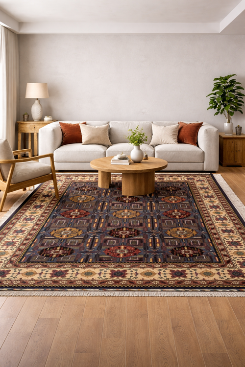 Authentic Afghan Handcrafted Carpet