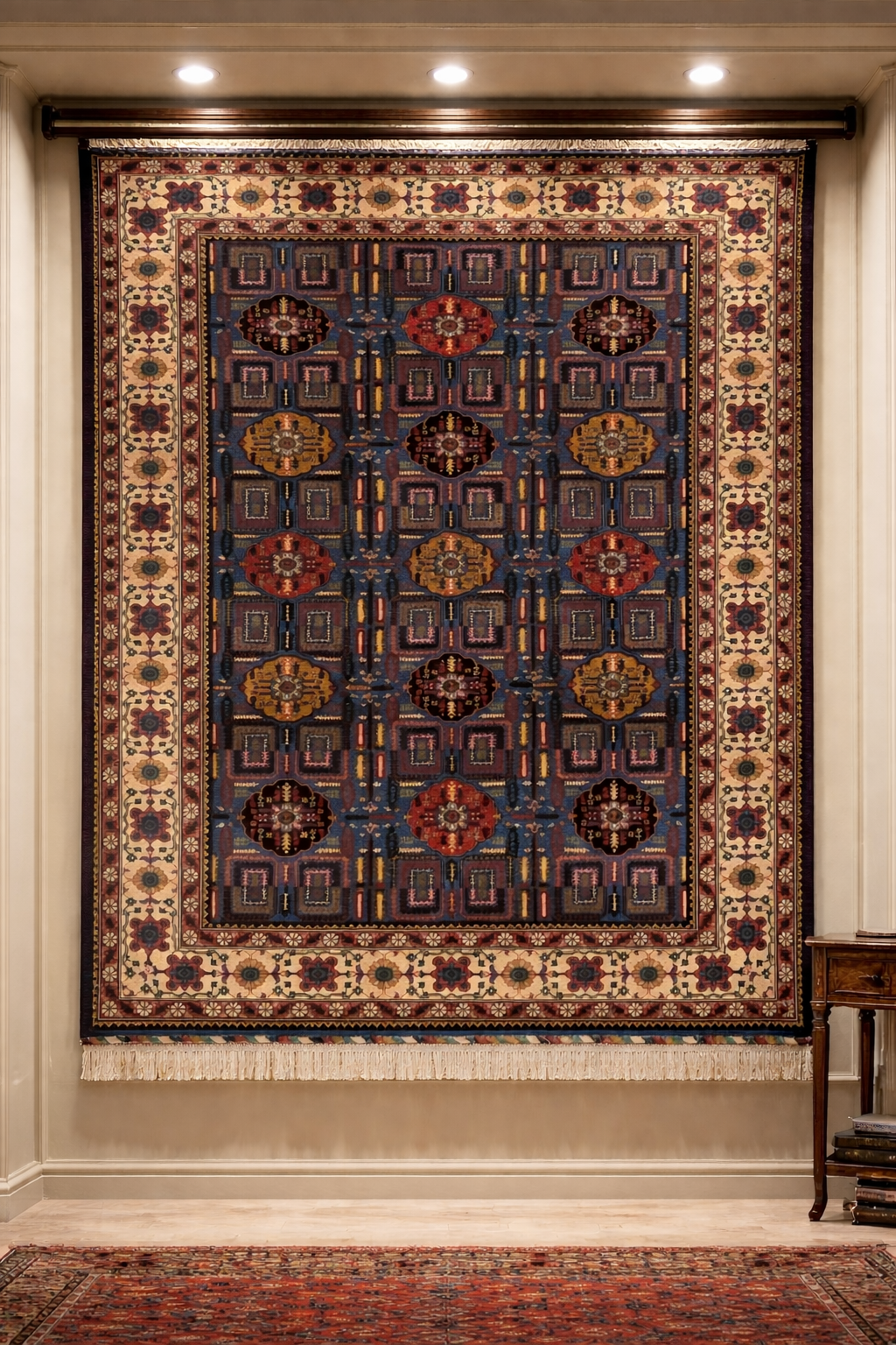 Authentic Afghan Handcrafted Carpet