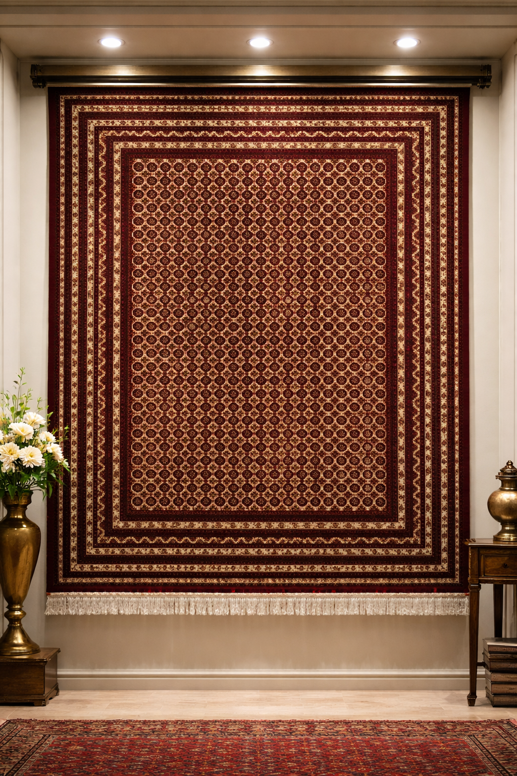 Authentic Afghan Handcrafted Carpet
