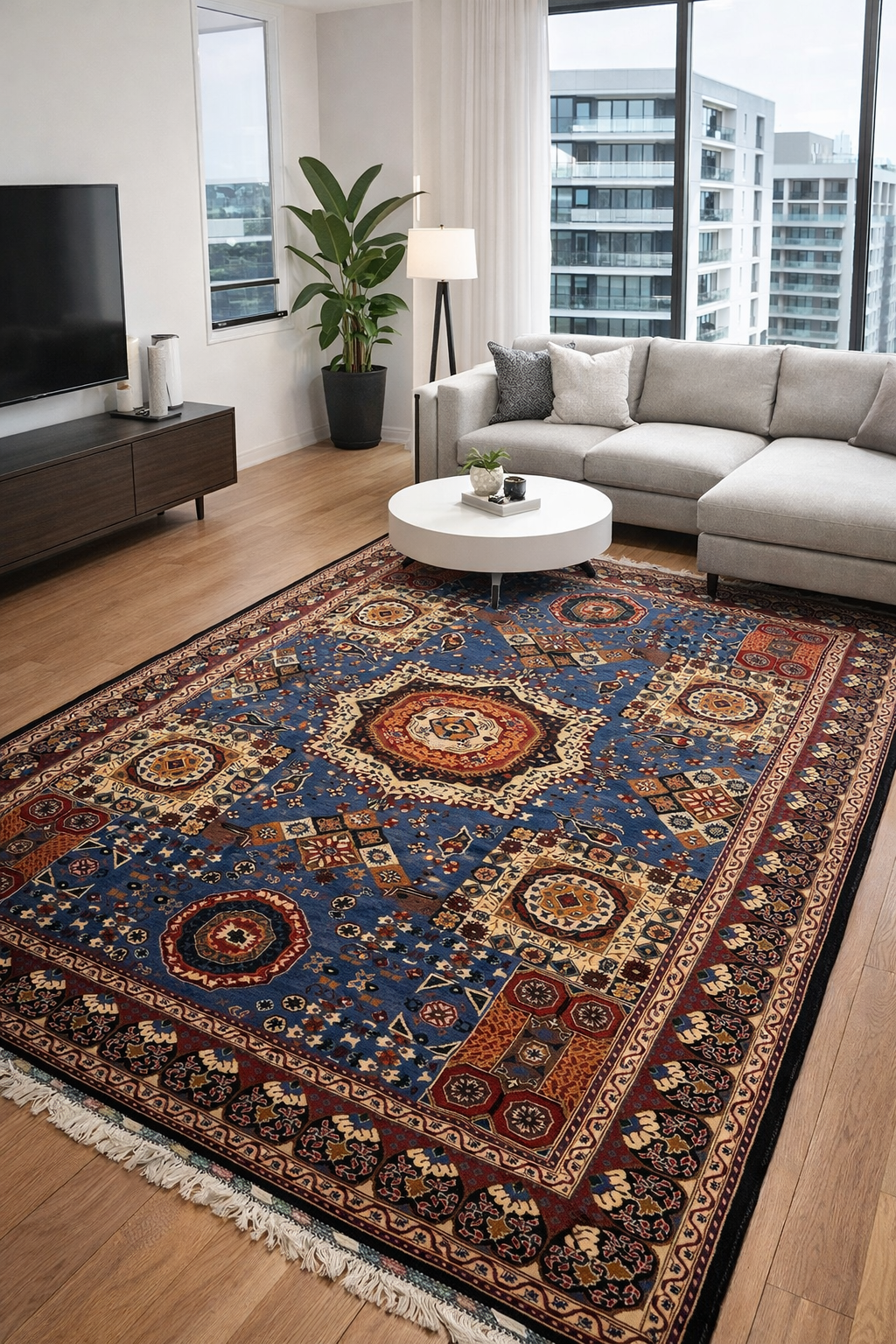 Authentic Handcrafted Afghan Carpet